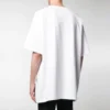 Herren-T-Shirt von Balenciaga mit Logo-Aufdruck, kurzärmelig, weiss 583214TFV639783