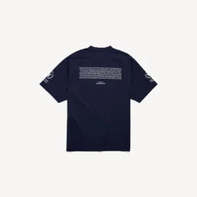 Herren-T-Shirt «WFP» in mittlerer Passform, marineblau