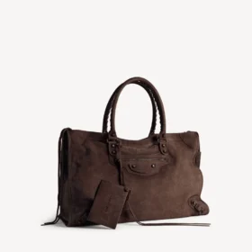 Herren-Tasche «Le City» gross in hellem Espresso
