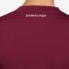 Herren-Techwear-Langarm-Top in Burgunderrot/Aqua Herren-Techwear-Langarm-Top in Burgunderrot/Aqua