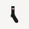 Herren-Wet-Brush-Socken in Pink/Schwarz