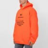 Hi My Name Is Hoodies «Fluorescent Orange Black» 651799TKVK57513