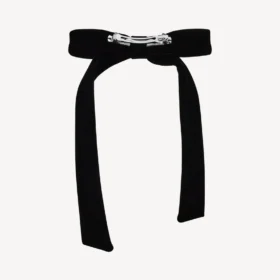 Holli-Haarschmuck für Frauen mit dünnem Haar in Schwarz/Glänzendem Silber