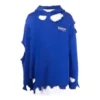 Hoodie «Blue» aus der «Political Campaign Destroyed»-Kollektion 662718T32124691