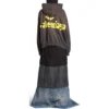 Hoodie mit aufgerissener Tasche im Tape Type, weite Passform «Dark Grey» 744441TQVA98519