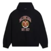 Hoodie mit College-Logo-Print, Wide Fit, «Schwarz», 674986TLV901076