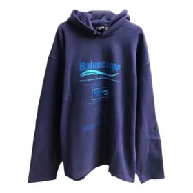 Hoodie mit «Dry Cleaning»-Logo «Blue» 661711TKVF
