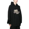 Hoodie mit handgezeichnetem BB Icon, weite Passform «Schwarz» 620973TNVQ11059