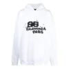 Hoodie mit handgezeichnetem BB Icon, weite Passform «White» 620973TNVQ19040