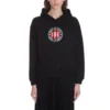 Hoodie mit Kapuze und BB-Logo, langärmelig, schwarz 612959TJVD71000