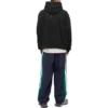 Hoodie mit Logo auf dem Rücken, Popover-Schnitt, «Schwarz» 674986TLV971069