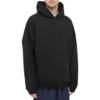 Hoodie mit Logo auf dem Rücken, Popover-Schnitt, «Schwarz» 674986TLV971069