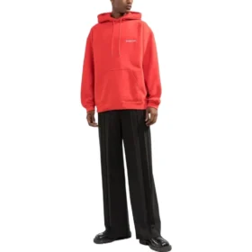 Hoodie mit Logo auf dem Rücken, Regular Fit «Bright Red» 600583TMVF53168