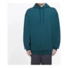 Hoodie mit Logo-Aufdruck auf der Rückseite «Green» 570811THV793230
