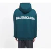 Hoodie mit Logo-Aufdruck auf der Rückseite «Green» 570811THV793230