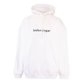 Hoodie mit Logo-Aufdruck, weiss 578135TIV559040