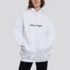 Hoodie mit Logo-Aufdruck, weiss 578135TIV559040