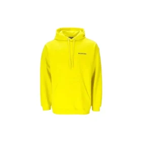 Hoodie mit Logo in mittlerer Passform «Yellow» 600583TIV847440