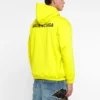 Hoodie mit Logo in mittlerer Passform «Yellow» 600583TIV847440
