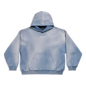 Hoodie mit Rückenprint «Blue» 767877TPVK24313