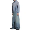 Hoodie mit Rückenprint «Blue» 767877TPVK24313