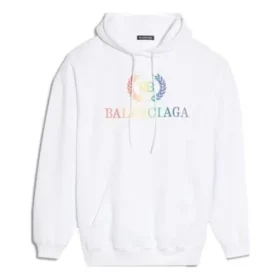 Hoodie mit Regenbogen-Logo, weiss 570798TEV509044