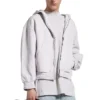 Hoodie mit Reissverschluss am Rücken, Regular Fit «Dirty White baby-pink» 803264TSVP12420
