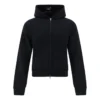 Hoodie mit Reissverschluss «Black» 790382TQVN91000