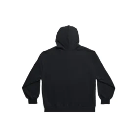 Hoodie mit Reissverschluss und Aussen-Schlaufe, schmale Passform «Black Faded» 744454TOVF51055