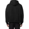 Hoodie mit Reissverschluss und gesticktem Logo «Schwarz» 674719TLVH81070