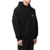 Hoodie mit Reissverschluss und gesticktem Logo «Schwarz» 674719TLVH81070