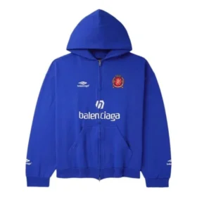 Hoodie mit Reissverschluss und Logo «Blue» 744457TSVG94011