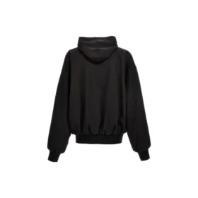 Hoodie mit Reissverschluss, weite Passform «Schwarz» 750965TNT391000