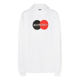 Hoodie mit Uniform-Logo-Print «Weiss» 620973TIV809000