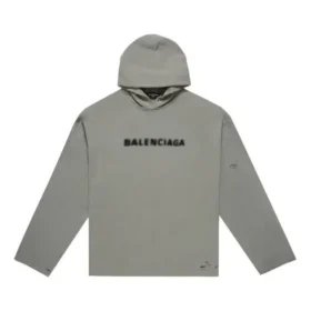 Hoodie mit verschwommenem Logo im Distress-Look «Grey» 661711TKVD68174
