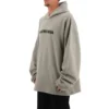 Hoodie mit verschwommenem Logo im Distress-Look «Grey» 661711TKVD68174