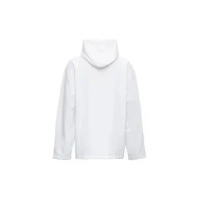 Hoodie mit verschwommenem Logo im Distress-Look «Weiss» 661711TKVD69040