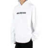 Hoodie mit verschwommenem Logo im Distress-Look «Weiss» 661711TKVD69040