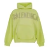 Hoodie mit zerrissenen Taschen im Tape Type, Oversize «Fluo Yellow» 744441TOVB17204