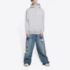 Hoodie «Political Campaign» Medium Fit «Grey» 600583TKVI91379