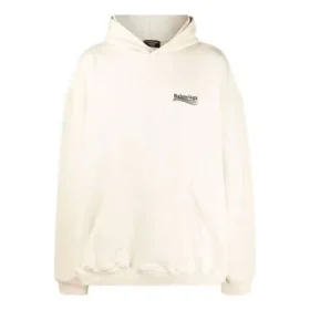 Hoodie «White» im weiten Schnitt für die Political Campaign 620973TKVI98962