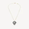 Horoskop-Steinbock-Halskette in Gold/Silber