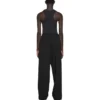 Hose mit elastischem Bund und geradem Bein «Black» 743903TNT391000