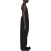 Hose mit elastischem Bund und geradem Bein «Black» 743903TNT391000