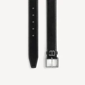 Hourglass-Gürtel für Herren in Schwarz