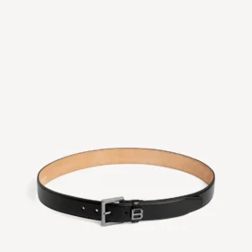 Hourglass-Gürtel für Herren in Schwarz