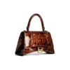 Hourglass kleine Handtasche mit Schildpatt-Print «Brown» 5935462AAZK2126