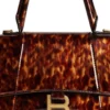 Hourglass kleine Handtasche mit Schildpatt-Print «Brown» 5935462AAZK2126