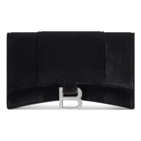 Hourglass Velvet Jersey Portemonnaie an Kette «Black» 6560502AAPT1000