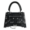 Hourglass X Le Cagole Mittelgrosse Handtasche «Black» 7815852AAY11000